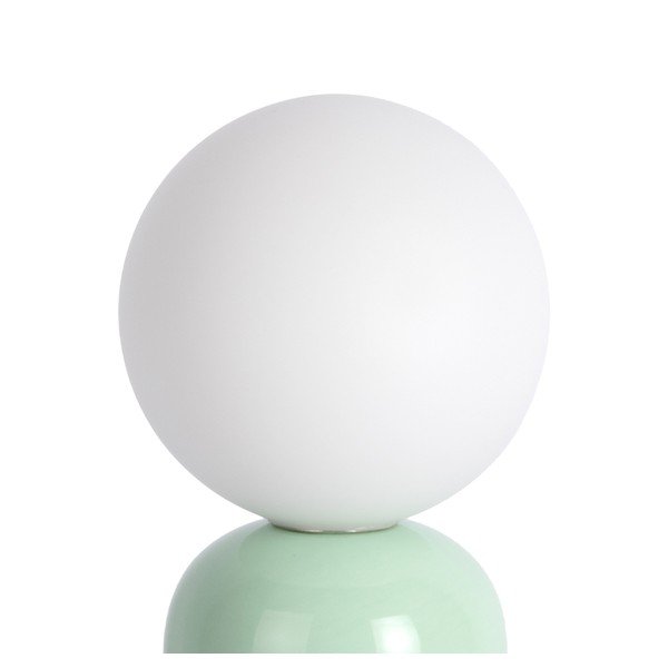 Mentazöld-barna kerámia asztali lámpa (magasság 26 cm) Firenze Pellet – Leitmotiv-image-3