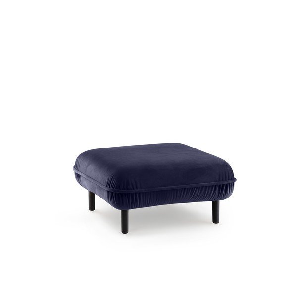 Bean sötétkék bársony lábtartó - EMKO-image-2