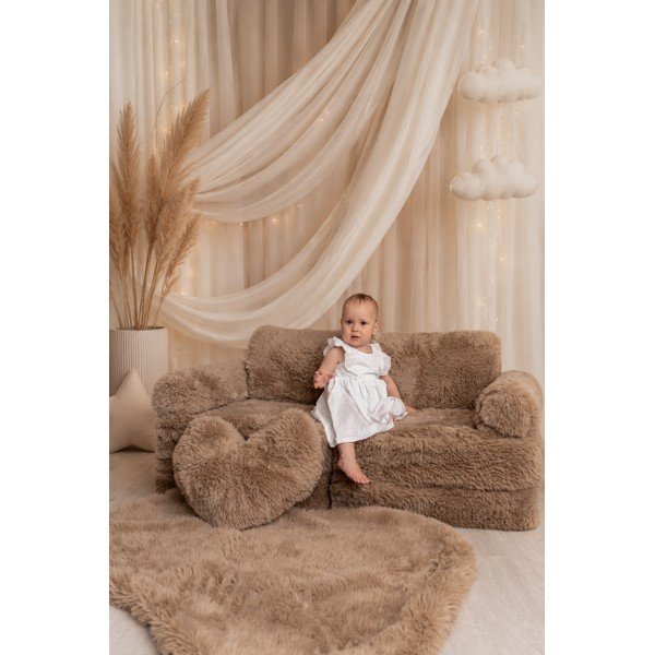 Bézs gyerek fotel Mammoth – Meowbaby-image-2