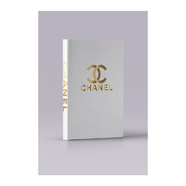 Chanel Blanc könyv alakú dekorációs doboz - Piacenza Art