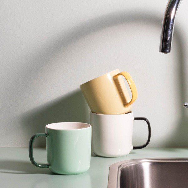Fehér new bone china bögre 370 ml Mae – ONA-image-4