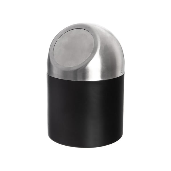 Fekete rozsdamentes acél szemetes 1,2 l BLACK – Orion