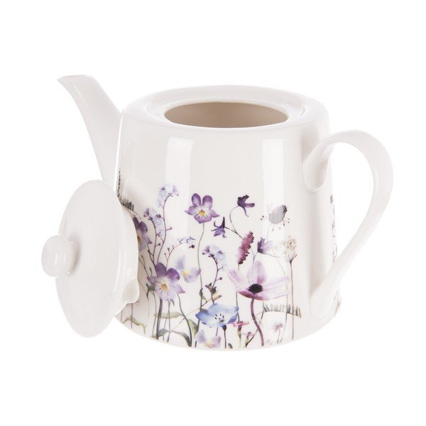 Fehér-lila porcelán teáskanna 1 l Louka – Orion-image-2