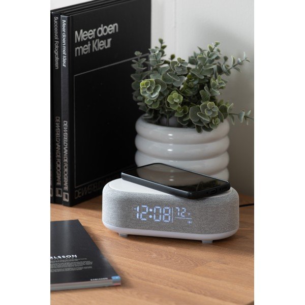 Digitális ébresztőóra vezeték nélküli töltővel Vogue – Karlsson-image-1