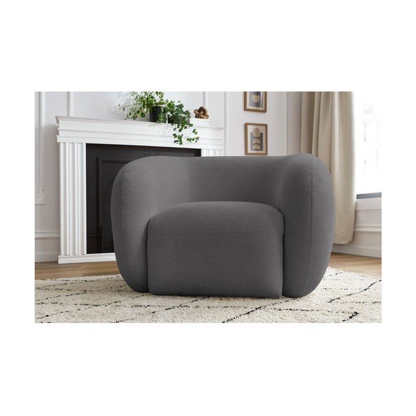 Sötétszürke fotel Celine – Bobochic Paris-image-1