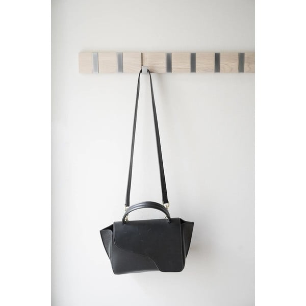 Natúr színű tölgyfa fali fogas Confetti – Rowico-image-4