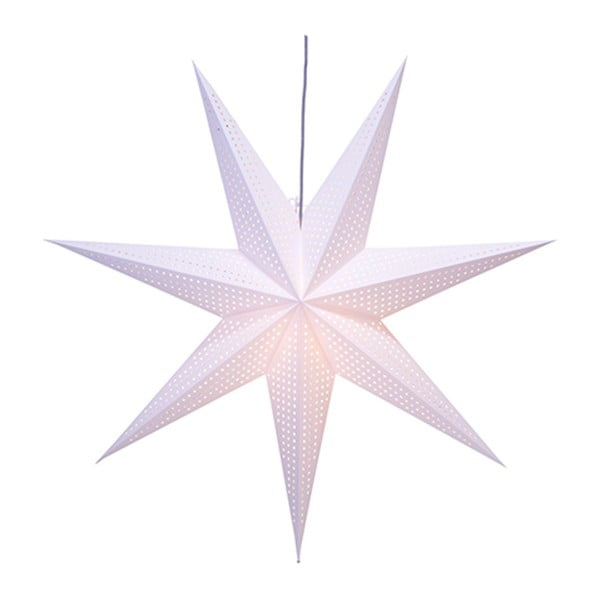 Huss fehér felfüggeszthető világító csillag, Ø 100 cm - Best Season