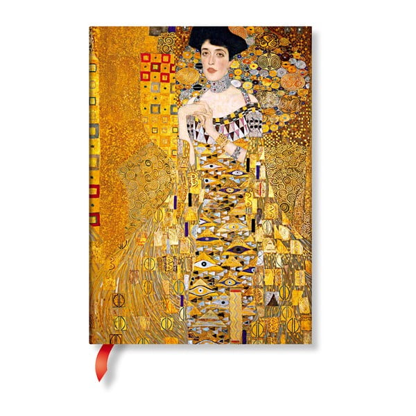 Klimt´s Portrait of Adele keményfedeles vonalas jegyzetfüzet, 13 x 18 cm - Paperblanks