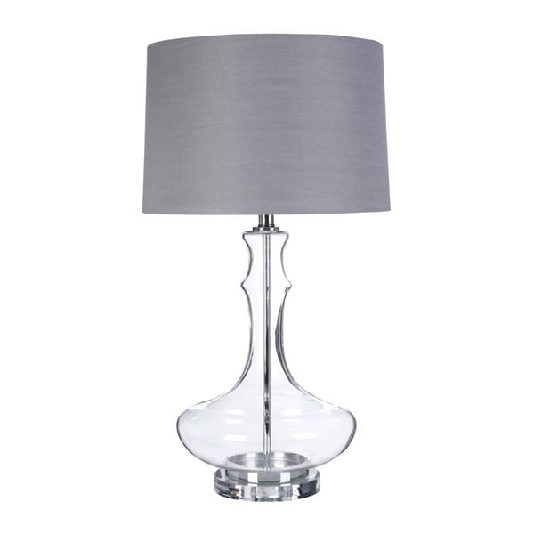 Areli Bamboo asztali lámpa selyem lámpaernyővel - Premier Housewares