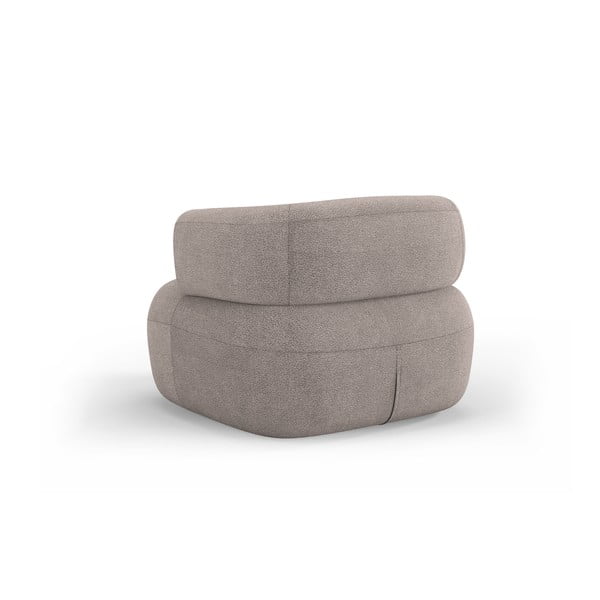 Bézs buklé fotel Jenny – Micadoni Home-image-3