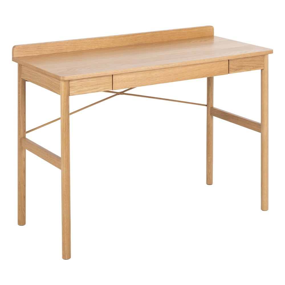 Íróasztal tölgyfa dekorral 50x110 cm Paul – Actona