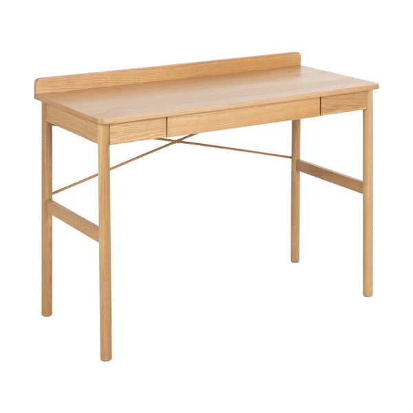 Íróasztal tölgyfa dekorral 50x110 cm Paul – Actona