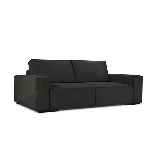 Azalea fekete kordbársony kinyitható kanapé - Mazzini Sofas