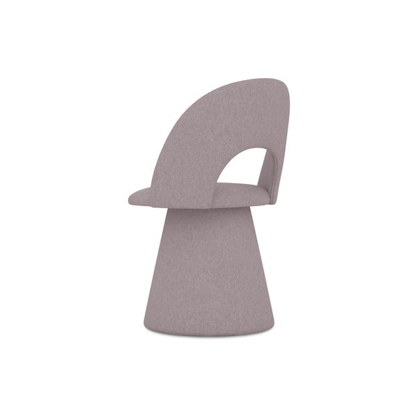 Levendula színű kárpitozott étkezőfotel Kalo – Makamii-image-4