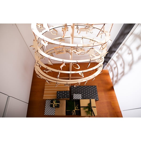 Medium 10 db-os fa karácsonyi dekoráció szett - Spira-image-3