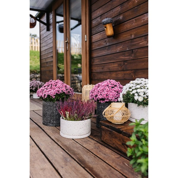 Terrazzo sötétszürke virágcserép, ø 34 cm - Bonami Selection-image-2