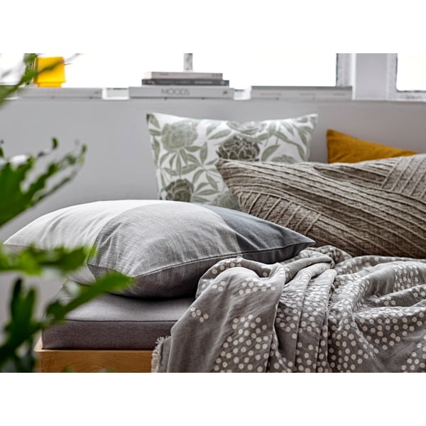 Rose zöld pamutpárna, 45 x 45 cm - Södahl-image-1