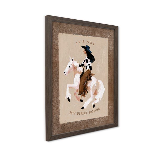 Nyomtatott keretezett kép 30x40 cm Rodeo – Styler-image-4