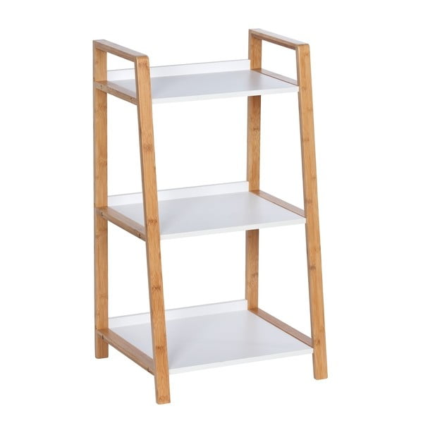 Finja fürdőszobai bambusz polcos állvány, 3 polccal - Wenko-image-2
