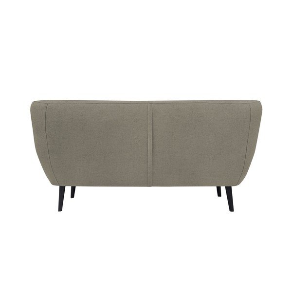 Piemont barna 2 személyes kanapé barna lábakkal - Mazzini Sofas-image-1