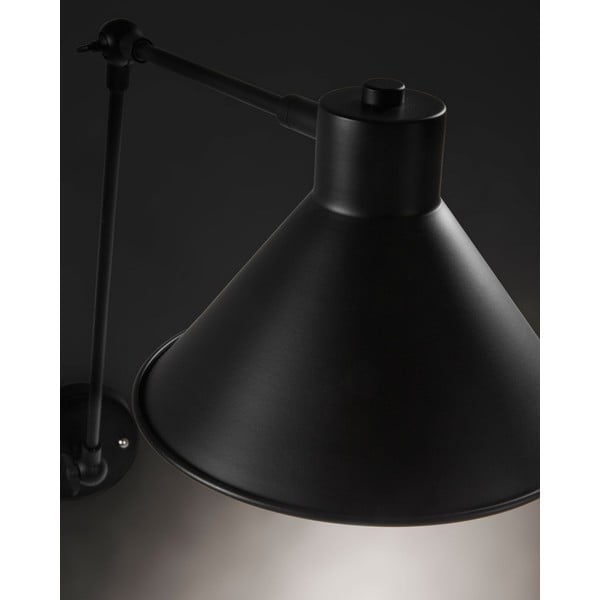 Fekete fali lámpa Dione – Kave Home-image-2