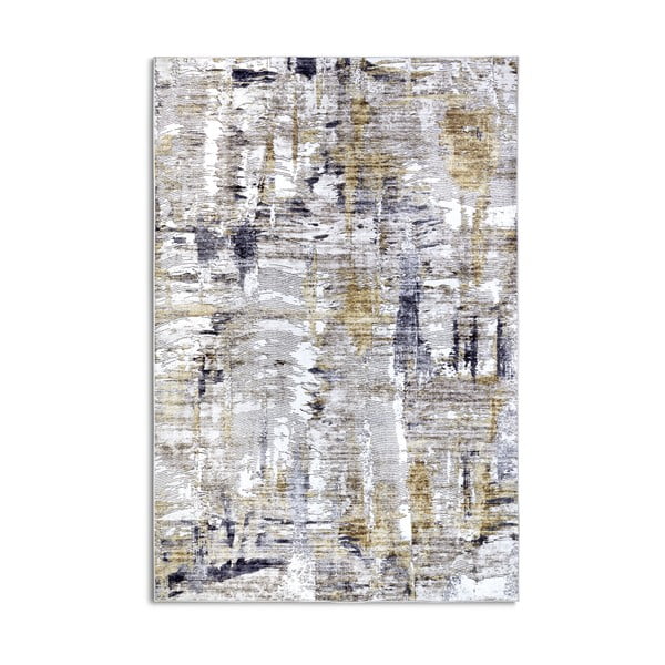 Világosszürke szőnyeg 160x230 cm Malard Anthracite Gold – Elle Decoration