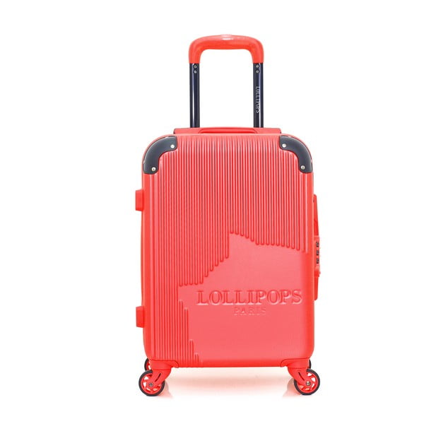 Libby piros gurulós bőrönd, 31 l - Lollipops
