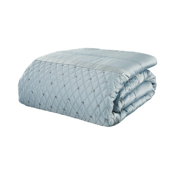 Kék mikroszatén ágytakaró 240x260 cm Sequin Cluster – Catherine Lansfield-image-2