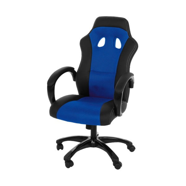 Major kék-fekete gurulós irodai szék - Actona