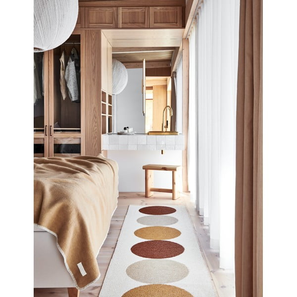 Okkersárga-krémszínű kültéri-beltéri szőnyeg 70x140 cm Otto Harvest – Pappelina-image-3