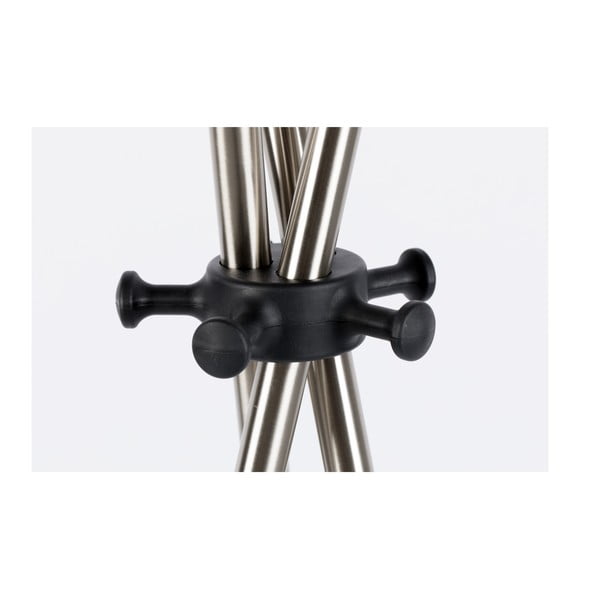 Ezüstszínű acél fogas Darwin – White Label-image-4