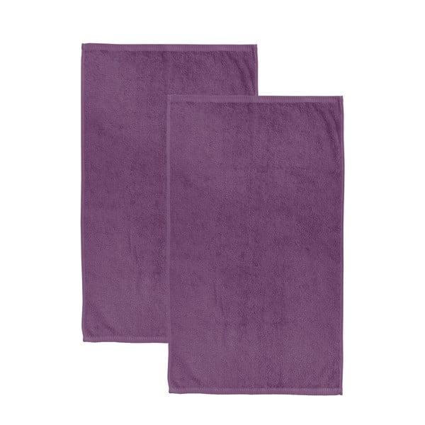 Lila gyorsan száradó frottír pamut fürdőlepedő szett 2 db-os 90x140 cm Quick Dry – Catherine Lansfield