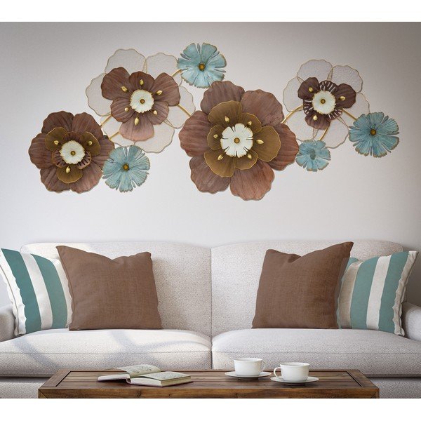Flower Opas fali fémdekoráció, 154 x 66 cm - Mauro Ferretti-image-1