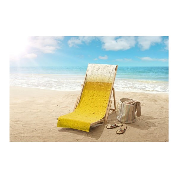 Beer strandtörölköző nyomtatott mintával, 100 x 180 cm - Good Morning-image-1