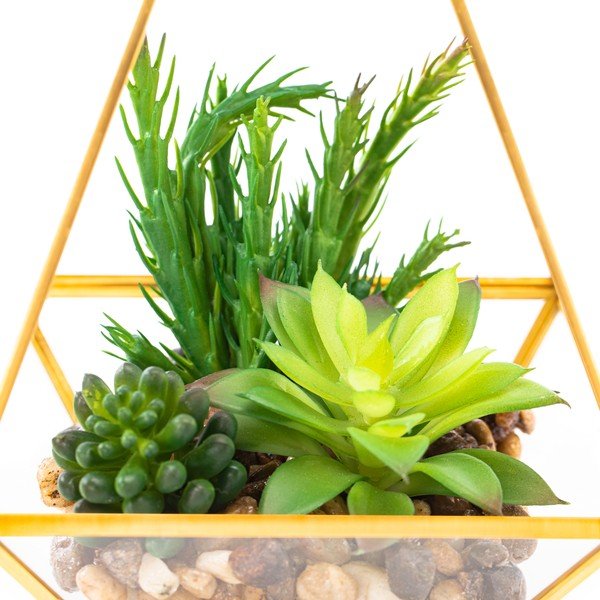 Suculent műnövény (magasság 30 cm) Geometry – AmeliaHome-image-2