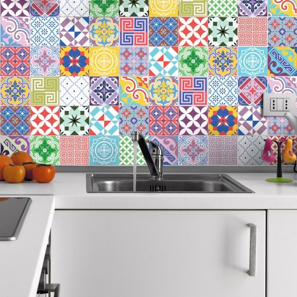 Vintage Artistic Tiles 60 db-os falimatrica szett, 10 x 10 cm - Ambiance-image-1