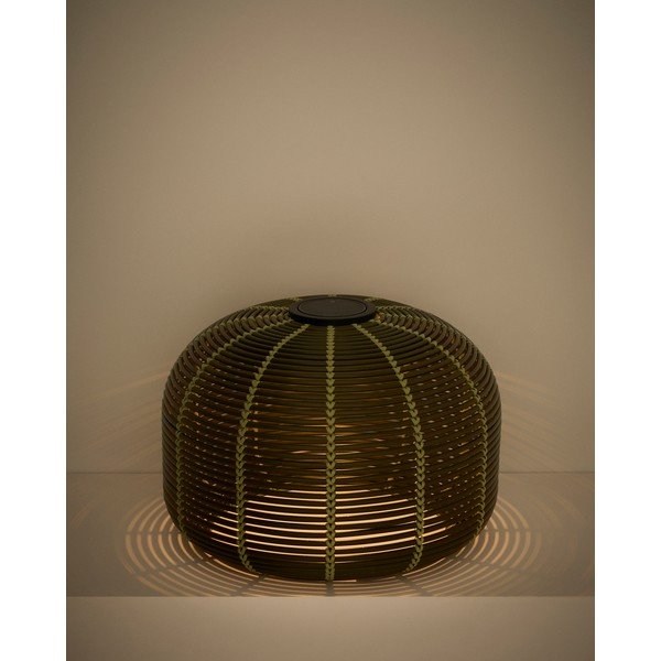Napelemes-USB LED asztali-hordozható kültéri lámpa ø 50 cm Garoina – Kave Home-image-2