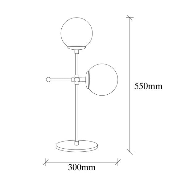 Mudoni fehér-aranyszín asztali lámpa - Opviq lights-image-3