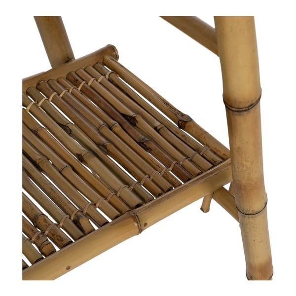 Natúr színű bambusz polcos állvány 78x165x40 cm Manali – Ixia-image-2
