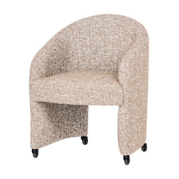 Bézs kárpitozott irodai szék Cordo – WOOOD