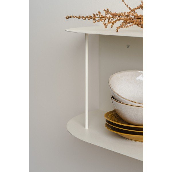 Sötétkék többszintes fém fali polc 80 cm Lina – noo.ma-image-2