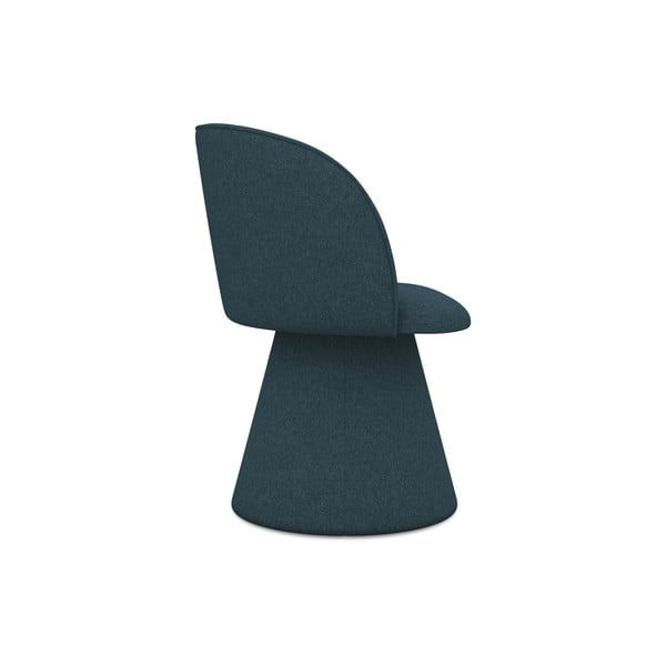 Petróleum színű kárpitozott étkezőfotel Maia – Makamii-image-3