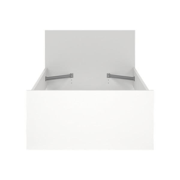 Fehér egyszemélyes ágy 90x190 cm Naia – Tvilum-image-2