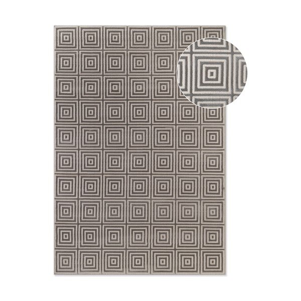 Szürke szőnyeg 160x235 cm Perles Tourmaline – Elle Decoration