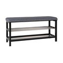 Szürke ülőkés cipőtartó Padova – House Nordic