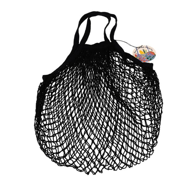 French Style fekete hálós táska - Rex London