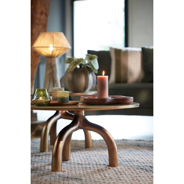 Üveg gyertyatartó teamécseshez Morita – Light & Living-image-2