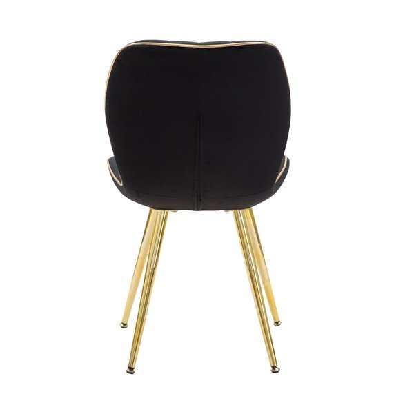 Paris 2 db-os fekete párnázott étkezőszék szett - Mauro Ferretti-image-4