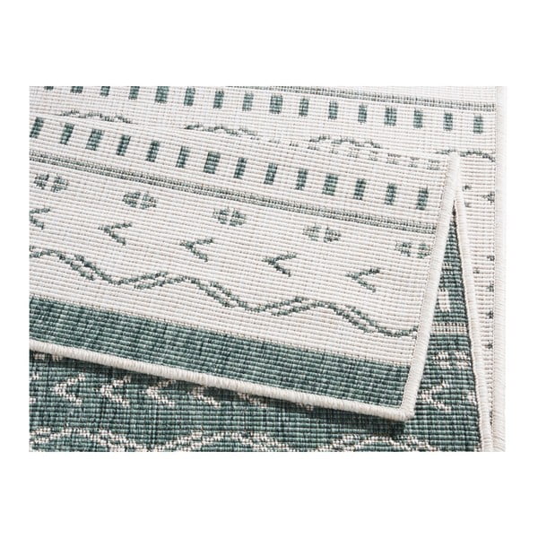 Kuba zöld-krémszínű kültéri szőnyeg, 80 x 250 cm - NORTHRUGS-image-3