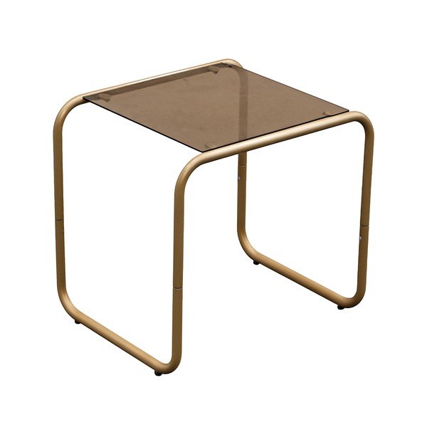 Tárolóasztal üveg asztallappal 40x50 cm Ventana – Leitmotiv